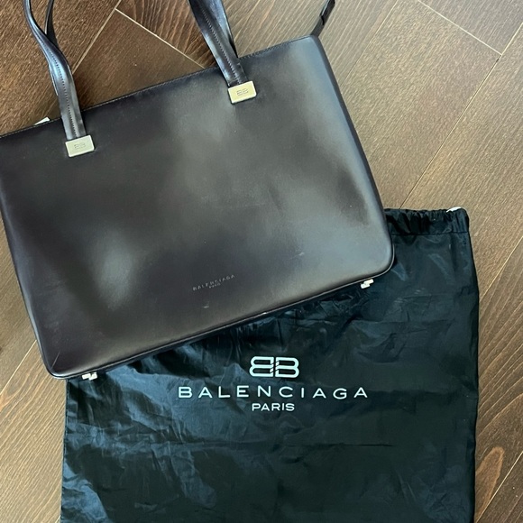 Vintage Balenciaga Leather Bag - Picture 3 of 9